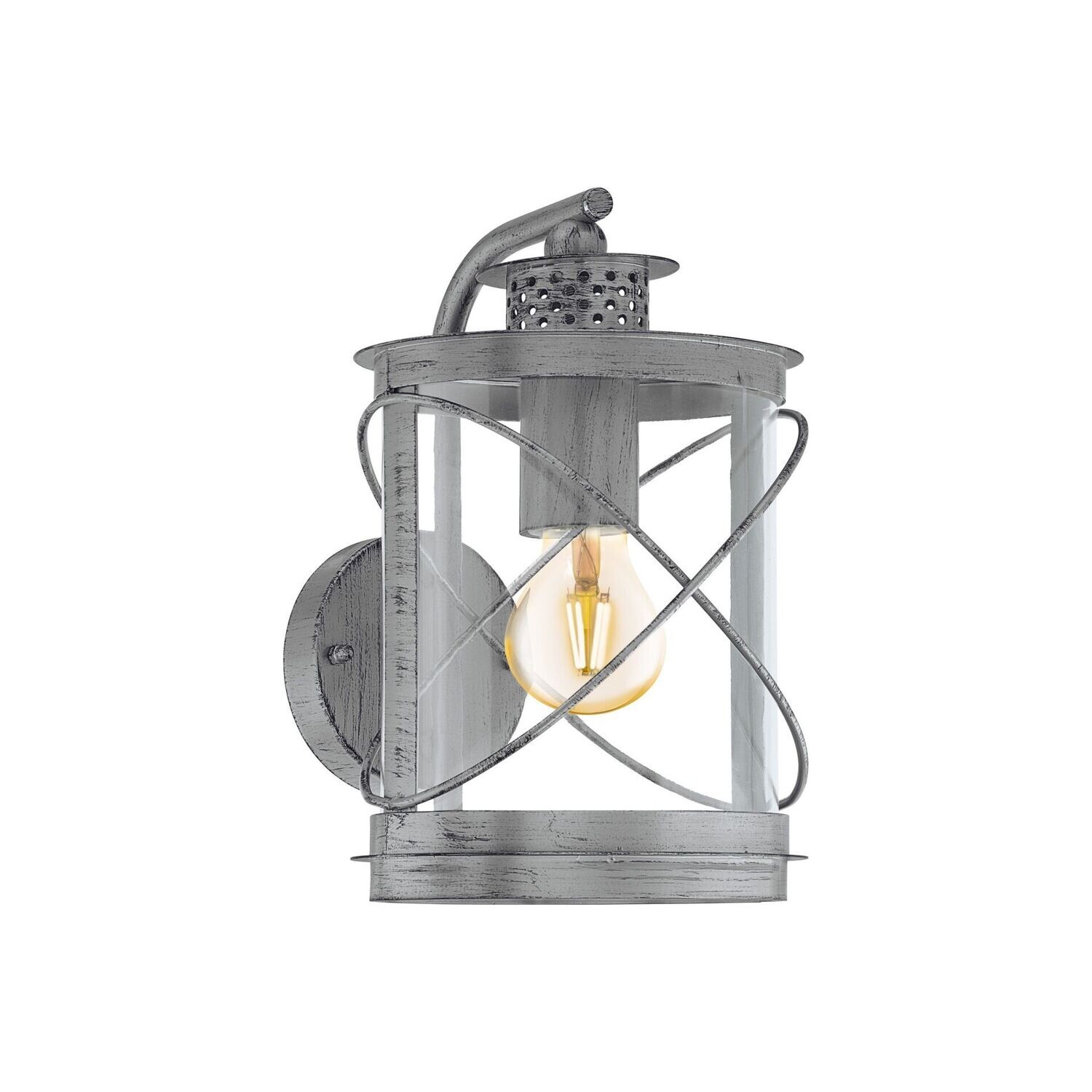 EGLO Hilburn I Wandlampe antik Silber