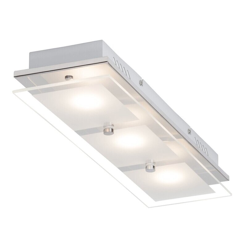 Brilliant  Deckenleuchte World LED, 1200 lm 3flg., Langform