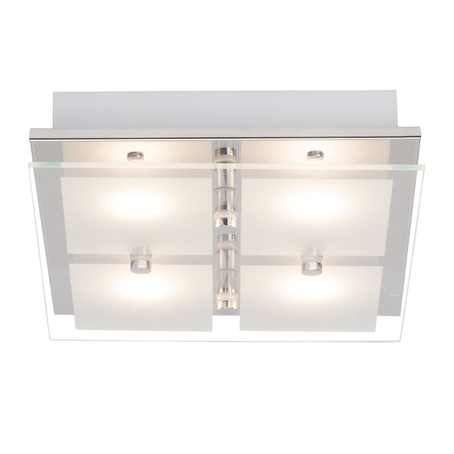 Brilliant Deckenleuchte World 4flg., 1600 lm, quadratisch