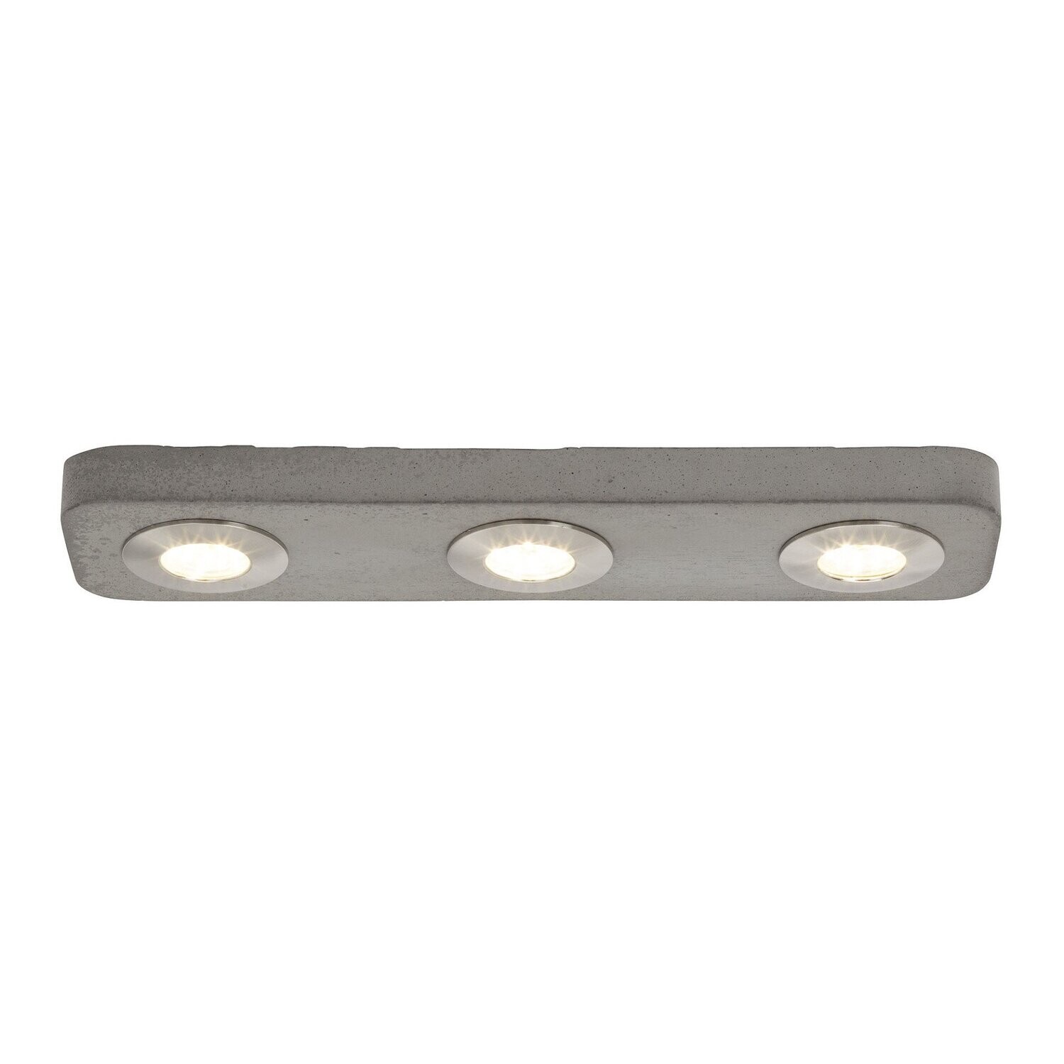 Brilliant Deckenleuchte Sonic, 3 flg., LED 3x5W Metall Zement