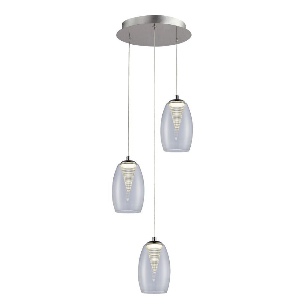Brilliant Pendelleuchte Metropolis, 3flg.