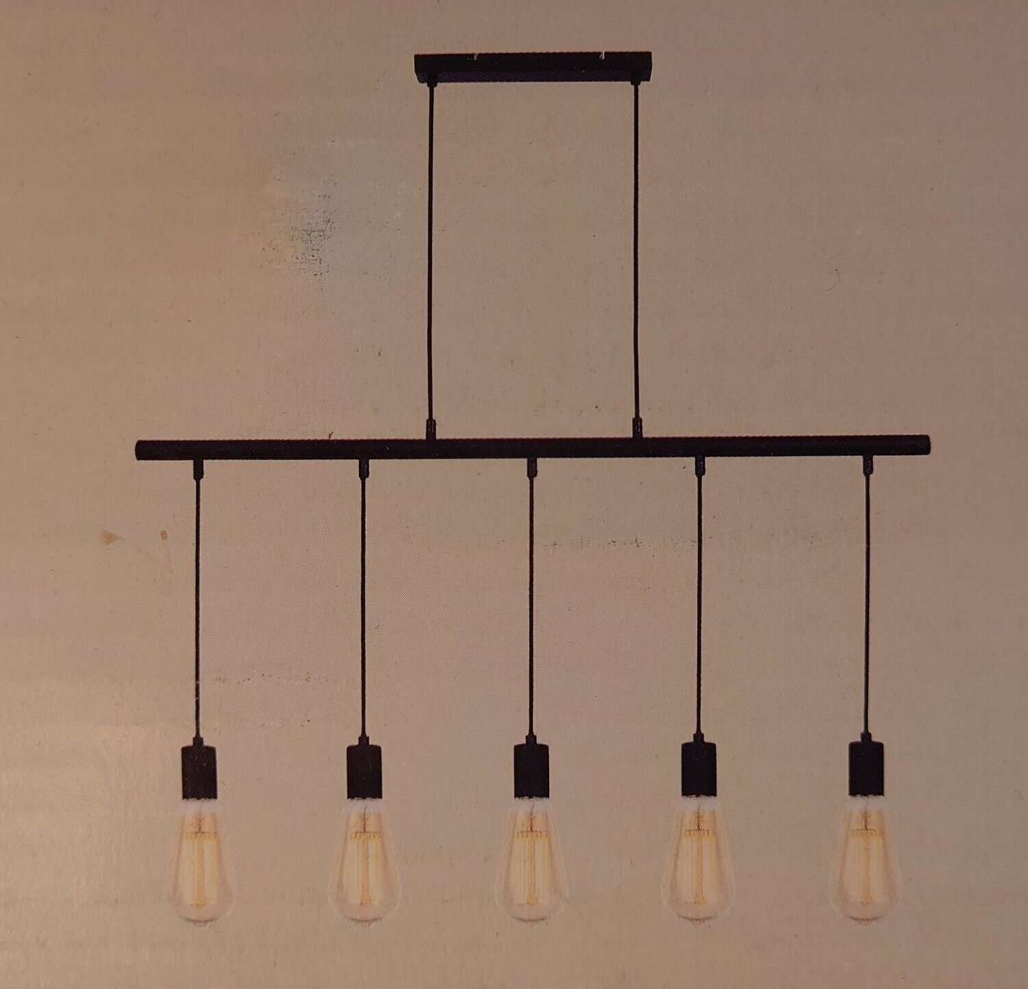 Brilliant Pendelleuchte Metta  5flg