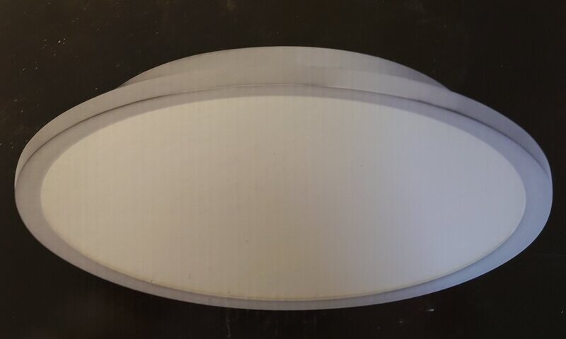 Brilliant Deckenleuchte Ceres rund 250 mm Nickel und Opalkunststoff