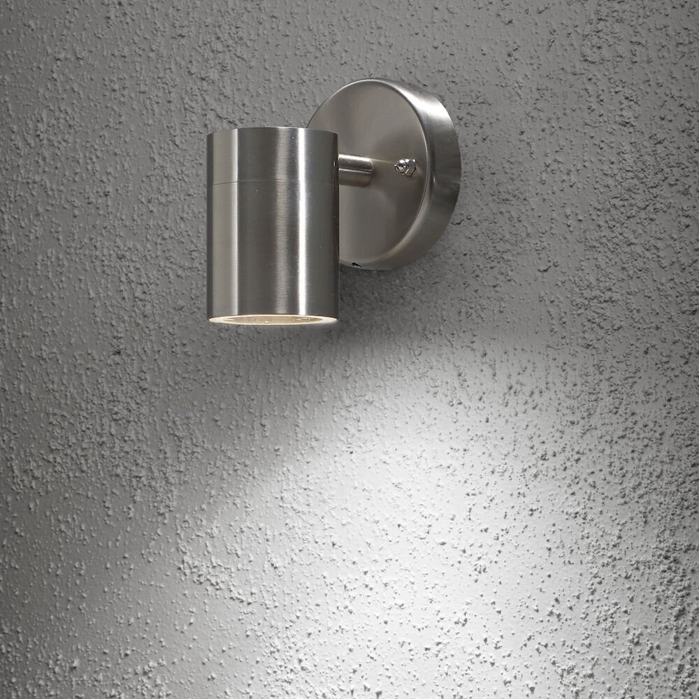 Konstsmide Außenleuchte Modena mit Bewegungsmelder Stainless Steel