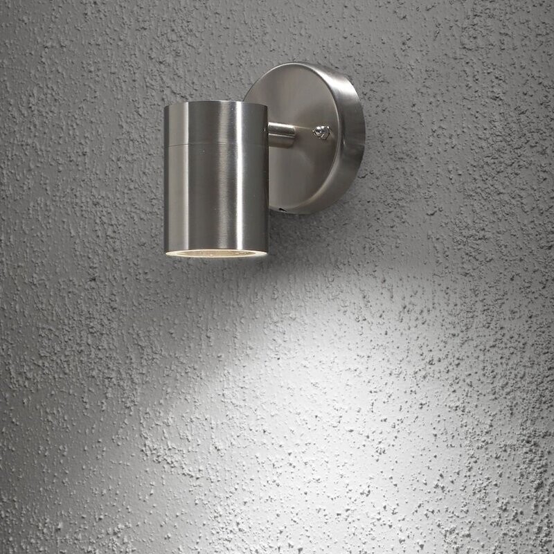 Konstsmide Außenleuchte Modena mit Bewegungsmelder Stainless Steel