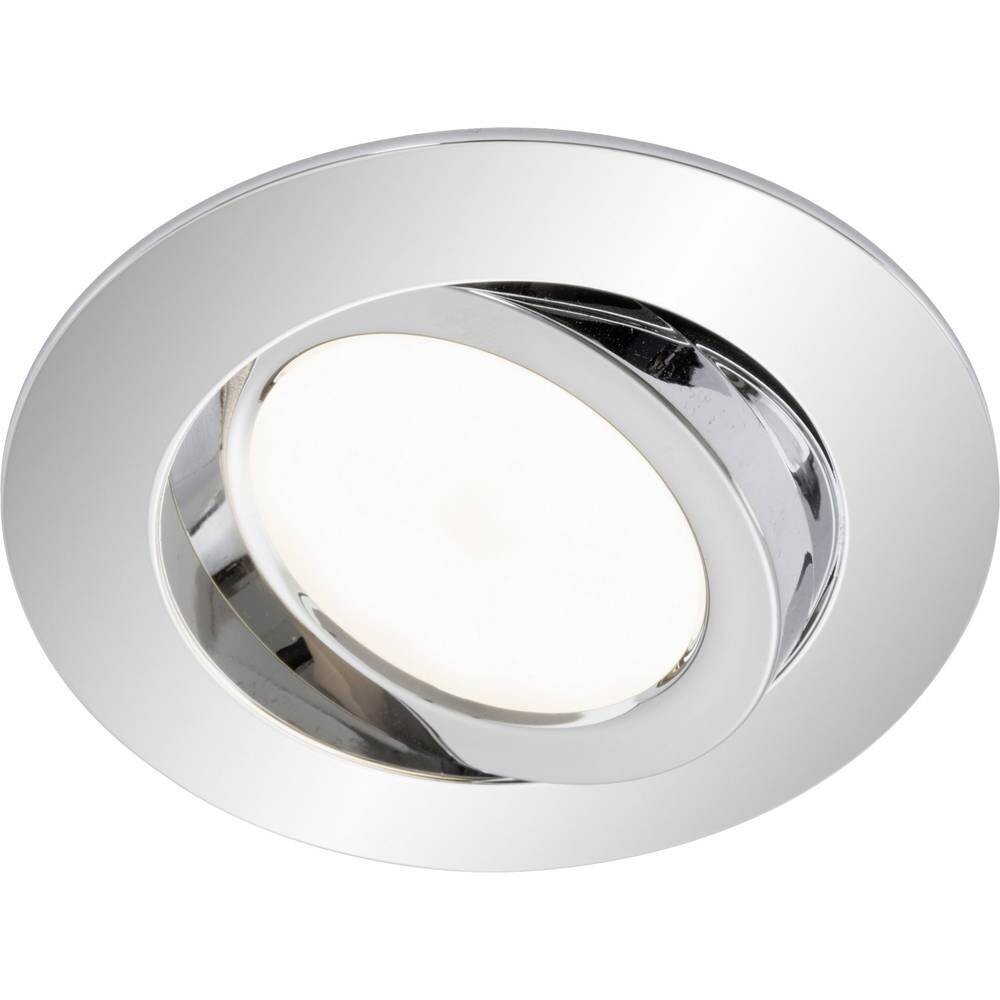 Briloner LED- Einbauleuchte EEK: LED (A++ - E) 5W Warm- Weiß Chrom