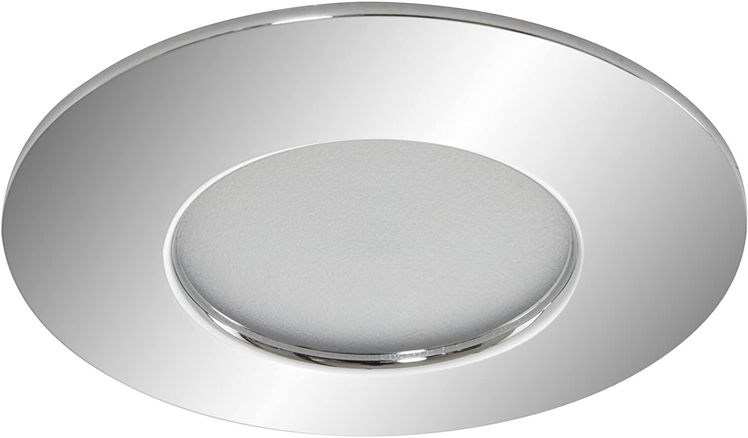 Briloner LED- Bad- Einbauleuchte 3er Set 15W Warm- Weiß EEK: LED (A++ - E) Chrom