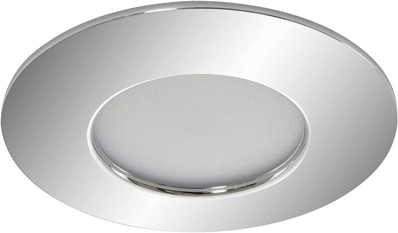 Briloner LED- Bad- Einbauleuchte 3er Set 15W Warm- Weiß EEK: LED (A++ - E) Chrom