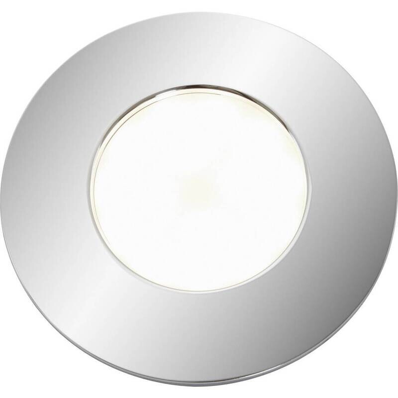 Briloner LED- Bad- Einbauleuchte 5W Warm- Weiß EEK: LED (A++ - E) Chrom