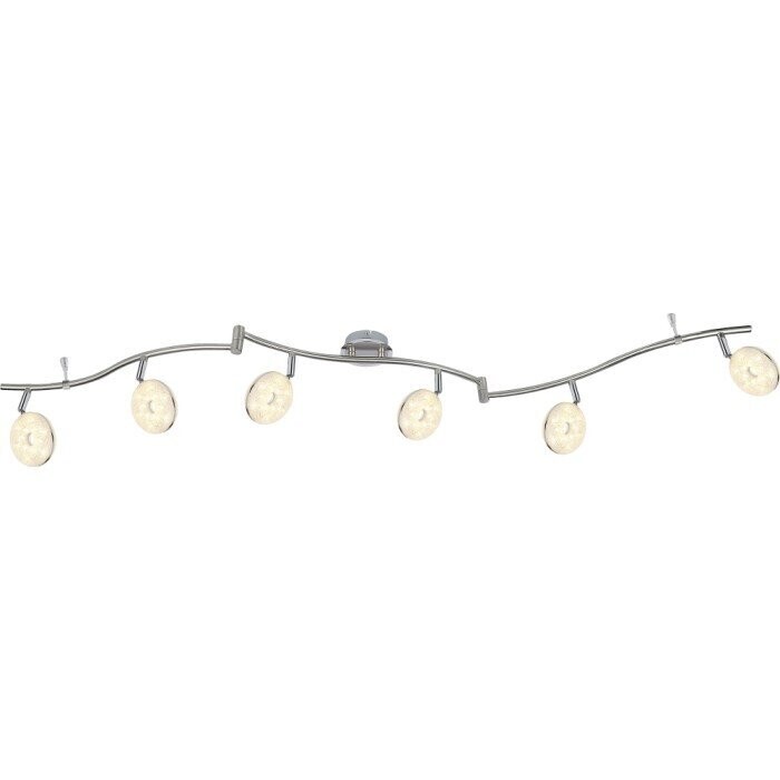 GLOBO Deckenleuchte LAILA, LED Strahler , klar, beweglich, Glaskristalle, Acryl -
