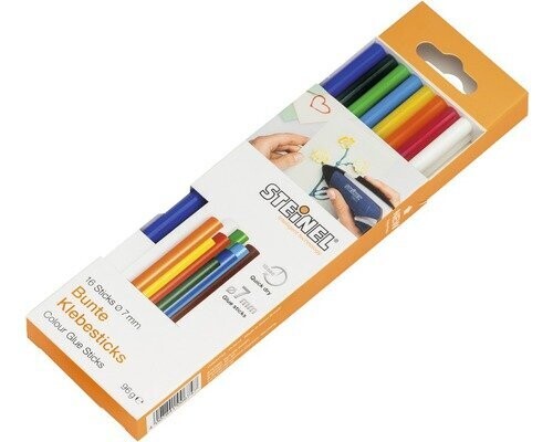 Steinel gemischte Farbige Klebe-Sticks 11mm 250mm  10 Stk.