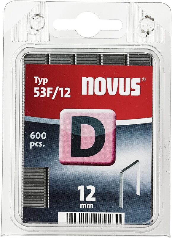 .NOVUS Klammer D Typ 53 F Klammer-B.11,3mm 12mm 1,25mm 600 St