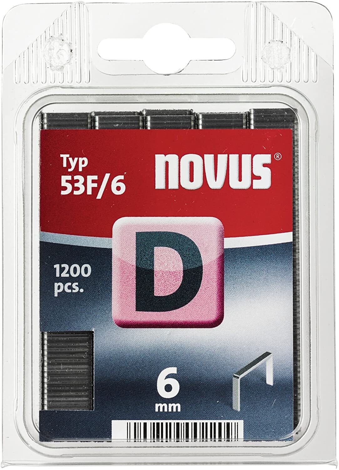 Novus Klammer D 53F/6 6 mm 1200 Stk.