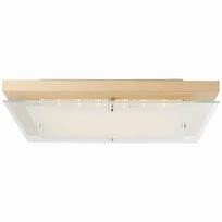 Brilliant Deckenleuchte Hardwood, LED 24W, Zement/Glas, G90835/70 400 mm, quadratisch