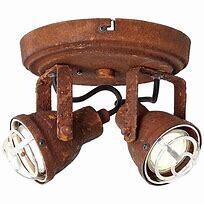 Brilliant Deckenstrahler Bente ,2 LED Spots, Metall braun