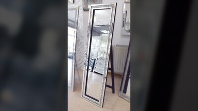 Standspiegel 160 cm Crushed Ice Diamant Schlafzimmer
