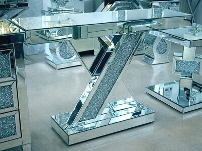 Spiegel Wandkonsole "Carmen" 120 cm Diamant-Design Kommode