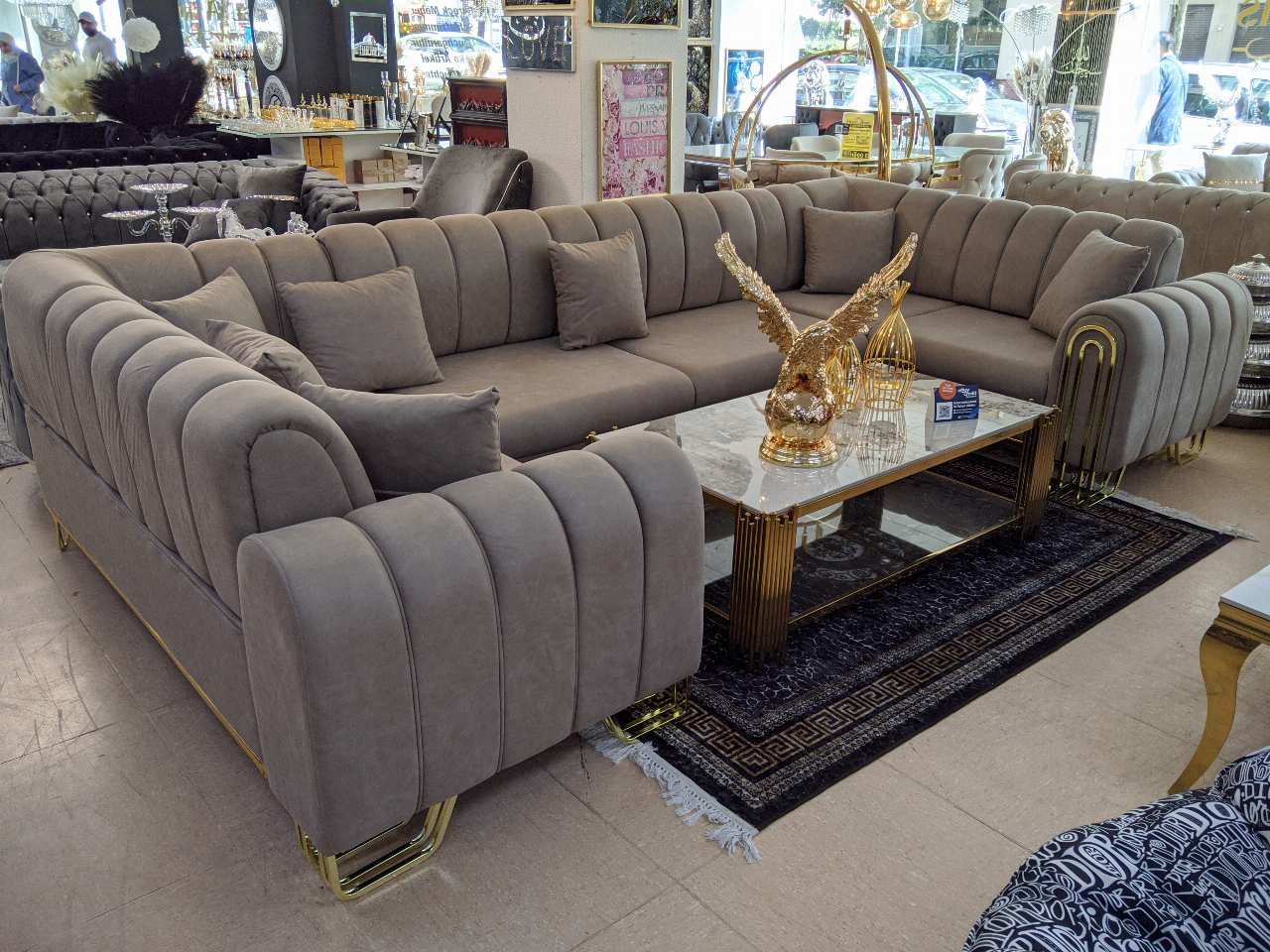 Design U-Form &quot;Atlas&quot; Schlafsofa Farbauswahl Wohnzimmer