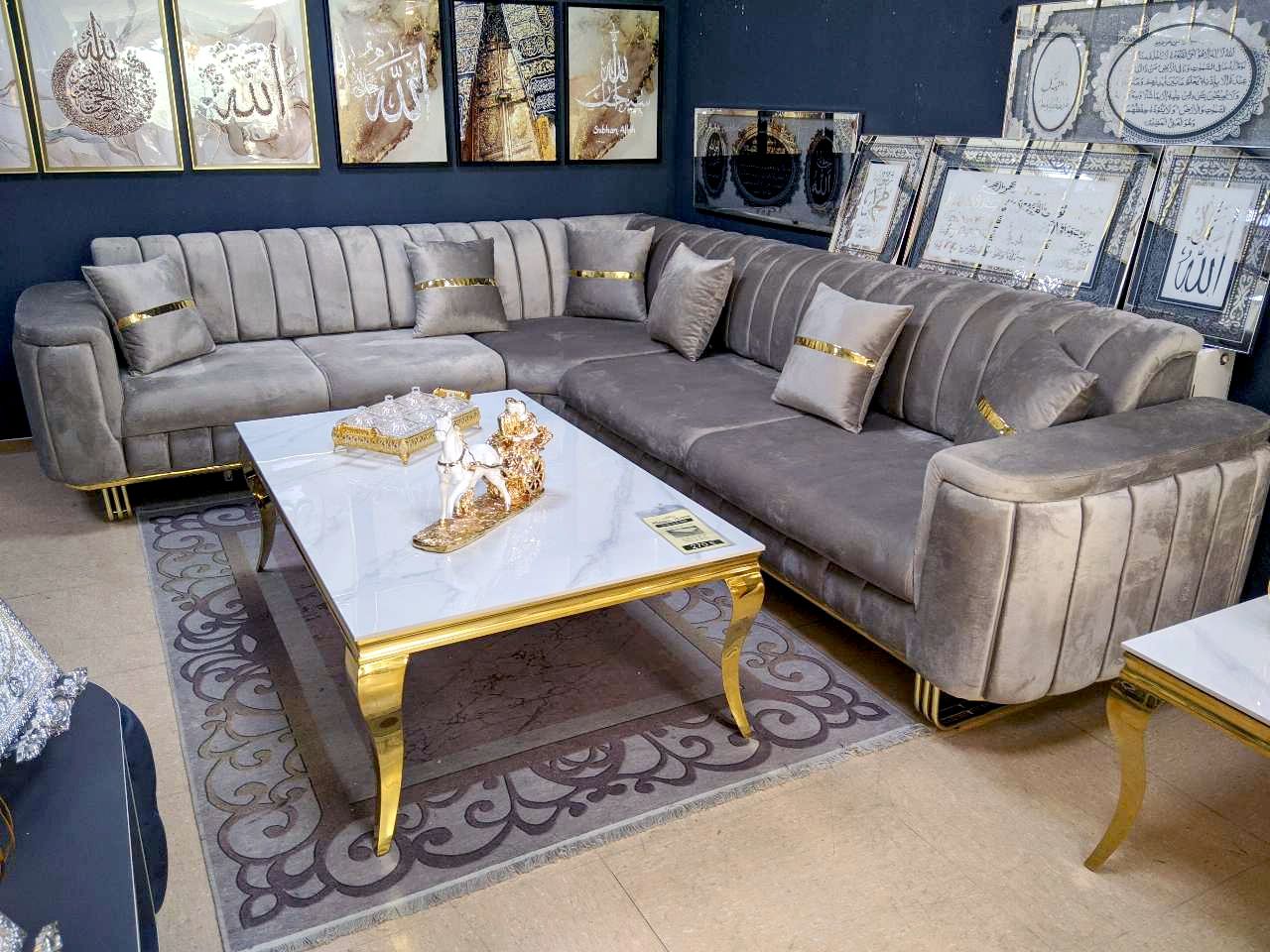 Design Ecksofa Schlaffunktion &quot;Gizeh&quot; Farbauswahl Wohnzimmer