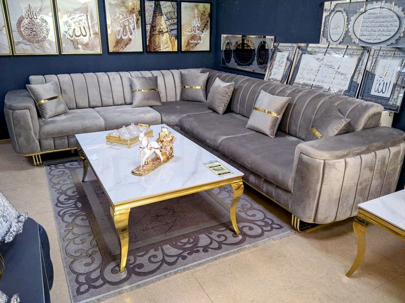 Design Ecksofa Schlaffunktion &quot;Gizeh&quot; Farbauswahl Wohnzimmer