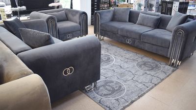 Design Sofa 3-2-1 &quot;Guzio&quot; Farbauswahl Couch Sessel Wohnzimmer