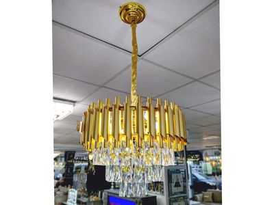 Deckenlampe 40 cm Gold &quot;Tanja&quot; Licht Beleuchtung