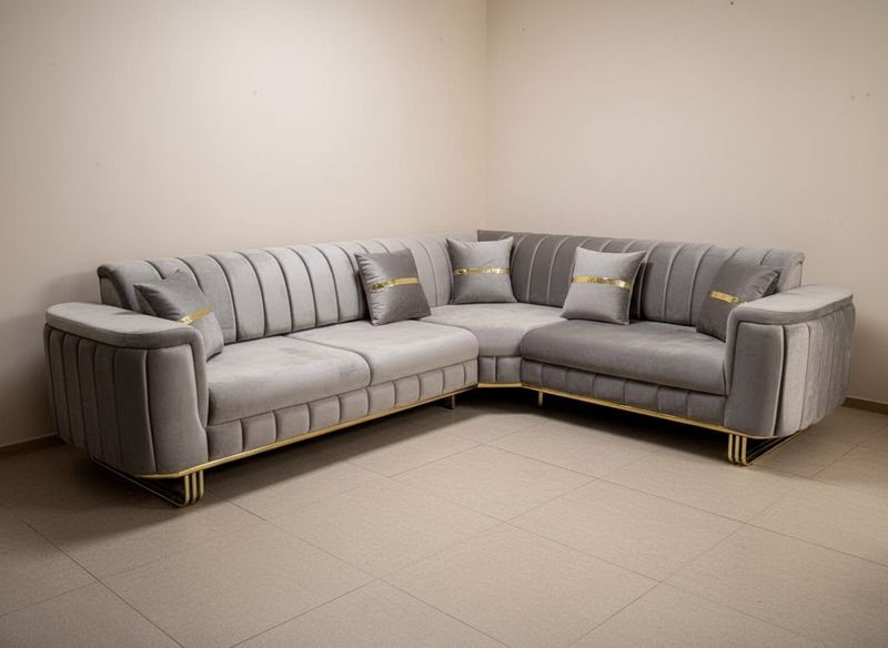 Design Ecksofa Schlaffunktion &quot;Gizeh&quot; Farbauswahl Wohnzimmer