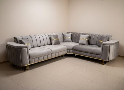 Design Ecksofa Schlaffunktion &quot;Gizeh&quot; Farbauswahl Wohnzimmer