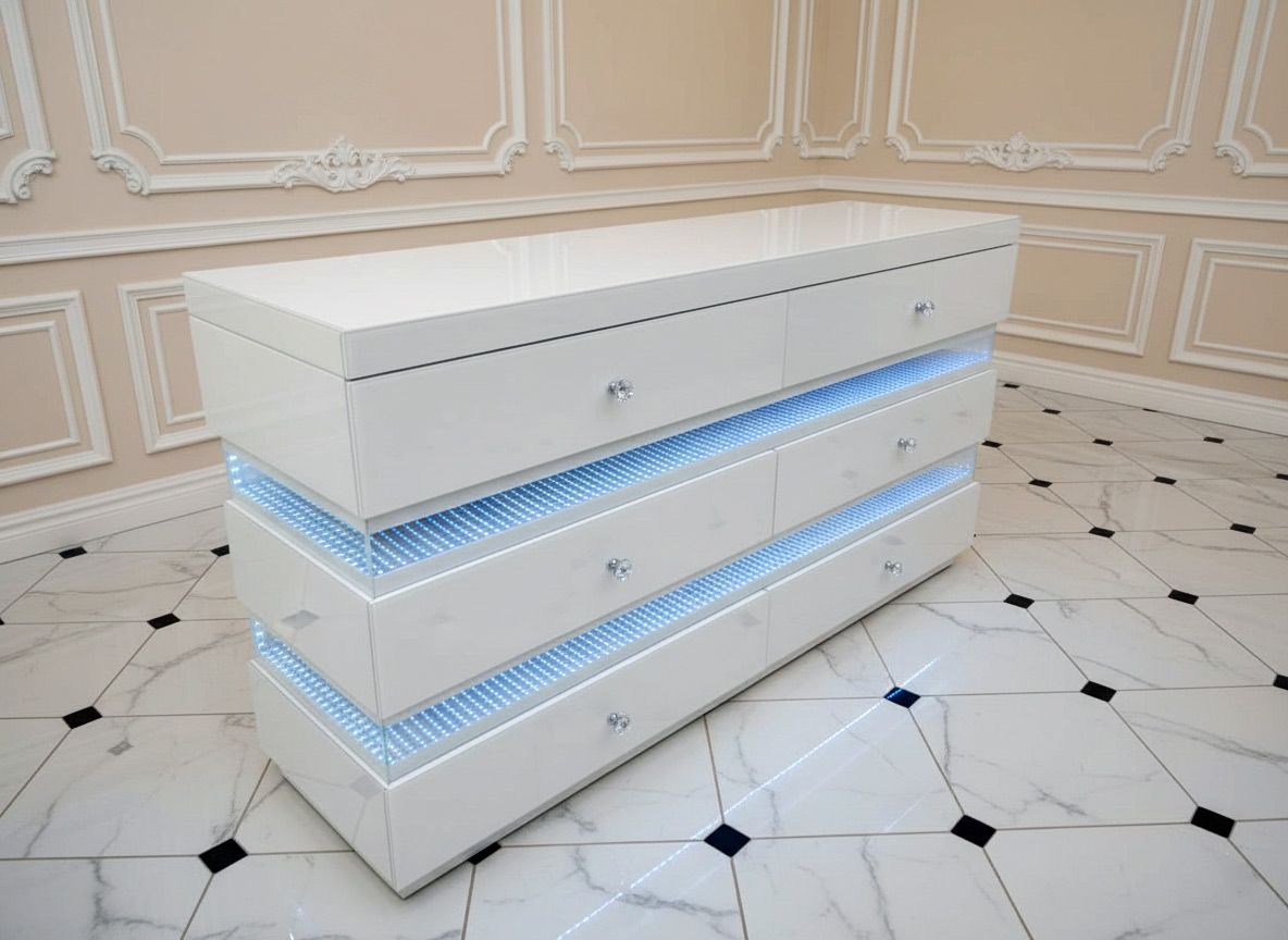 3D LED Kommode 150 cm &quot;Athen&quot;