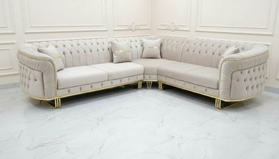 Chesterfield XL Ecksofa "Amsterdam 2" Füße Farbauswahl L-Form Couch Chesterfield XL Ecksofa "Amsterdam 2" Füße Farbauswahl L-Form Couch