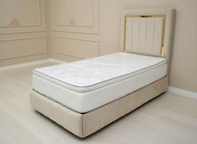 Design Einzelbett "Traum" 200 cm Farbauswahl + Matratze &amp; Stauraum