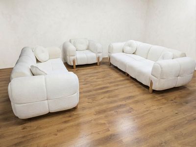 Bubble Sofa "Teddy" 3-3-1 Farbauswahl Wohnzimmer Garnitur Bubble Sofa "Teddy" 3-3-1 Farbauswahl Wohnzimmer Garnitur