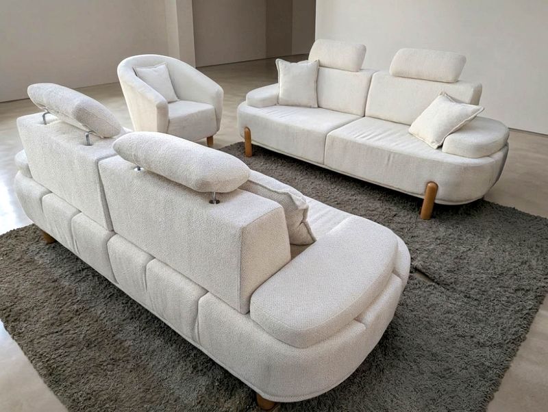 Bubble Sofa "Jimmy" 3-3-1 Farbauswahl Wohnzimmer Garnitur Bubble Sofa "Jimmy" 3-3-1 Farbauswahl Wohnzimmer Garnitur