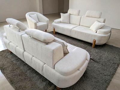 Bubble Sofa "Jimmy" 3-3-1 Farbauswahl Wohnzimmer Garnitur