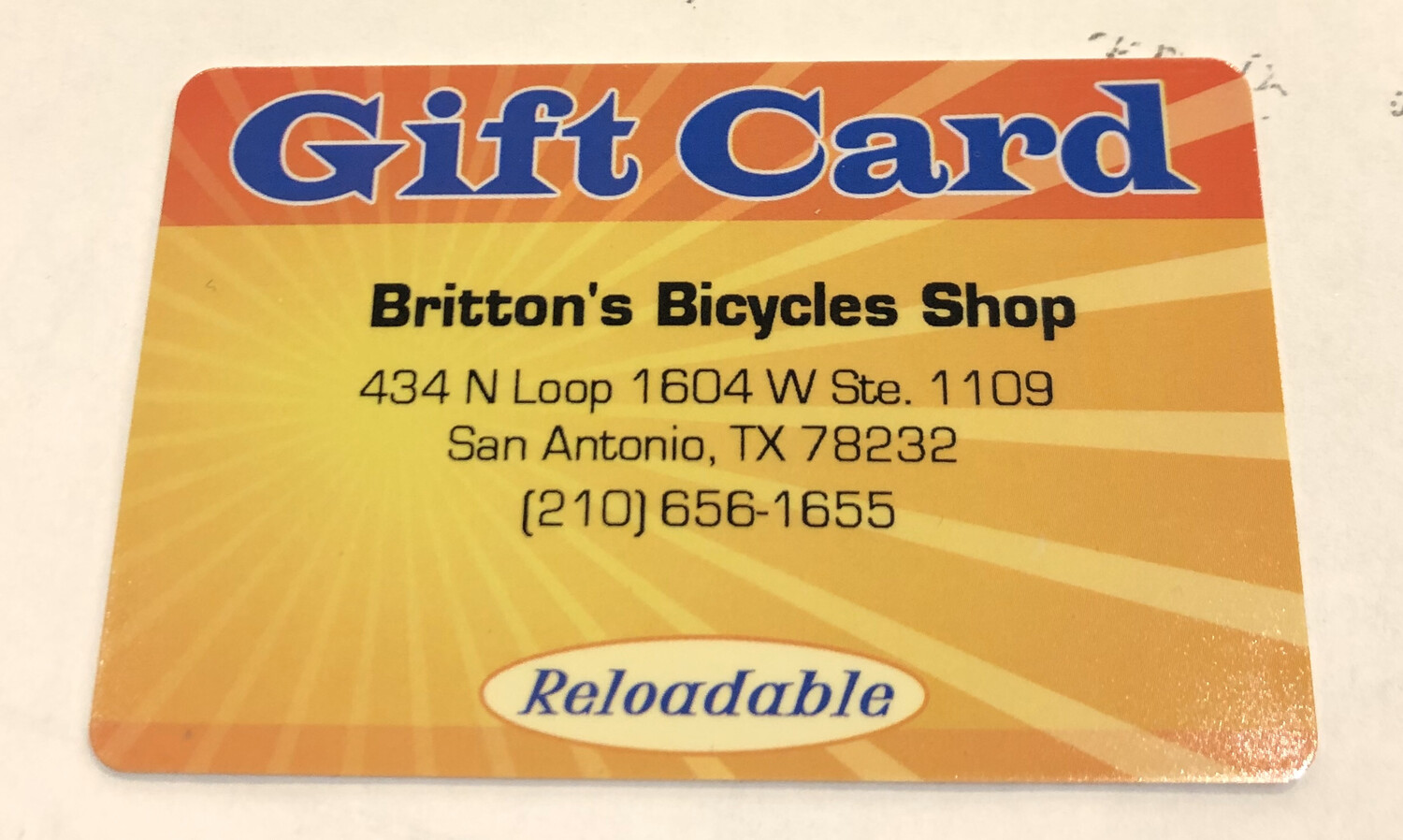Double value gift card 