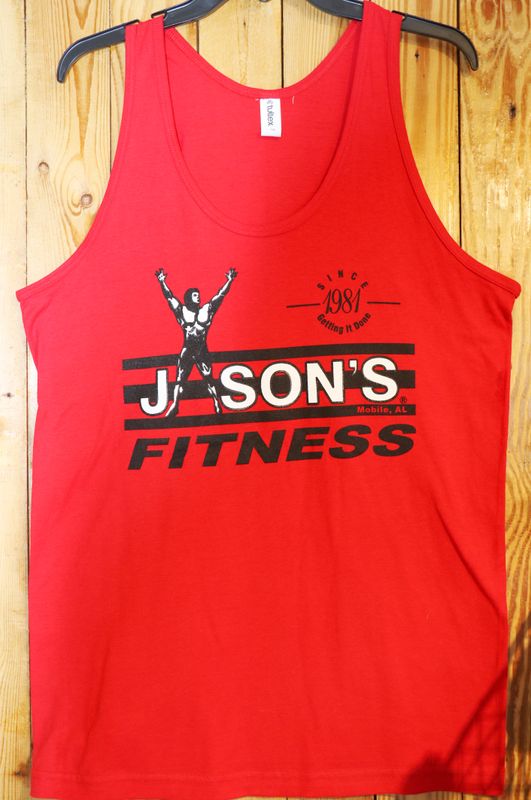 Jason's Fitness Regular Tank Top Red