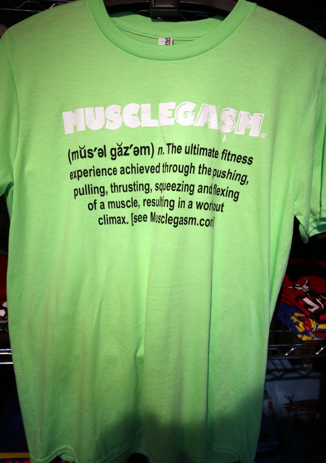 MUSCLEGASM T-Shirt Neon Green 4.3