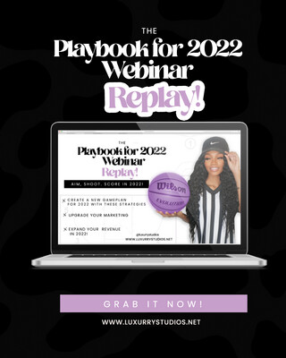 The Playbook for 2022 Webinar Replay