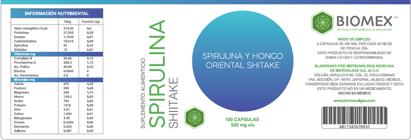 SPIRULINA SHIITAKE