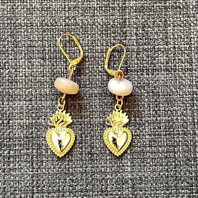Boucles d&#39;oreilles &quot;sacré coeur&quot;