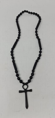 Hand Crafted Ebony Wood Ankh Pendant