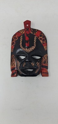 Wooden African Masks 6"