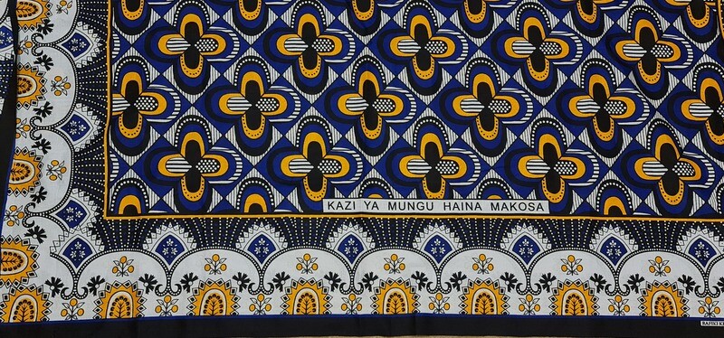 Kanga Collection Fabric - &quot;Kazi ya Mungu Haina Makosa​&quot;