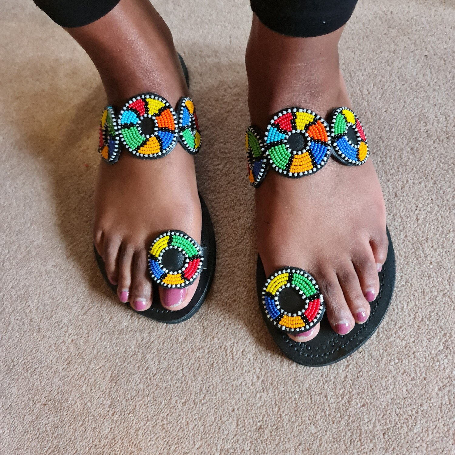 Hand Beaded Sandals - Kiduara