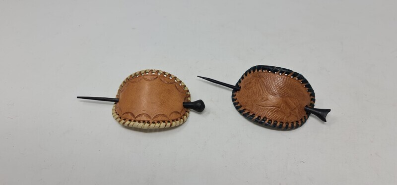 Leather Hair Clip