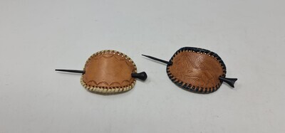 Leather Hair Clip