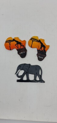 Handmade and Handpainted Fridge Magnets x3