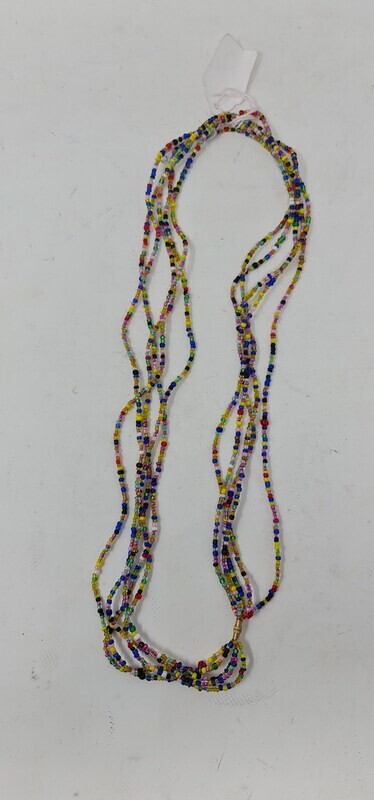 5 in 1 Handbeaded African Waist Beads - Measurements:  23.5 / 60cm