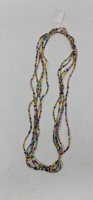 5 in 1 Handbeaded African Waist Beads - Measurements:  23.5 / 60cm