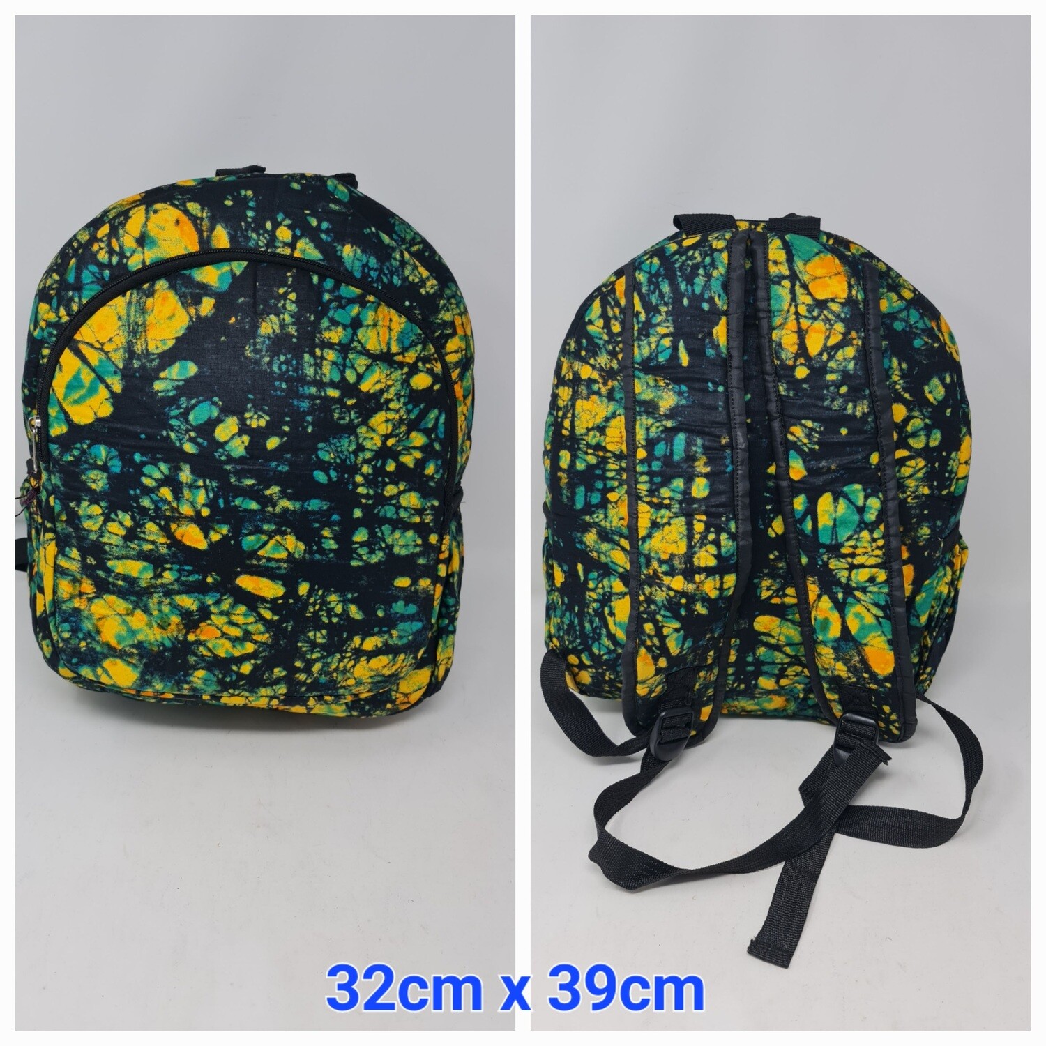 Kitenge Backpack Bag - 32cm x 39cm